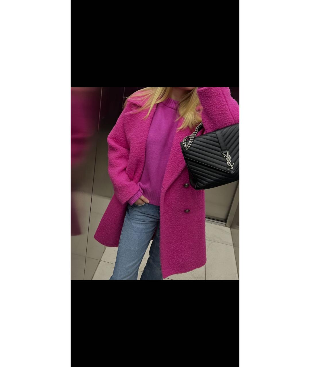 MSGM Фуксия пальто, фото 2