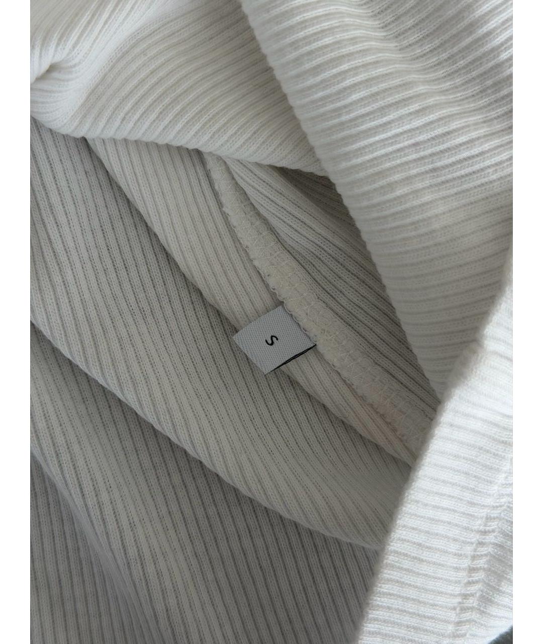 LOEWE Белая хлопковая майка, фото 4