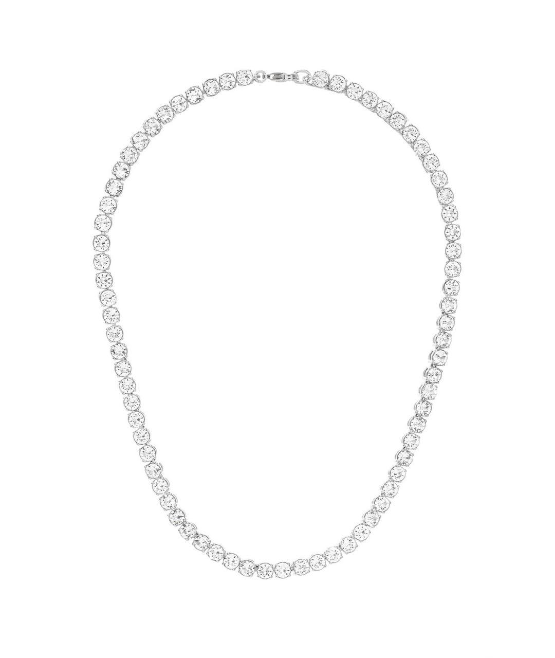 Amina Muaddi Серебрянный чокер, фото 1