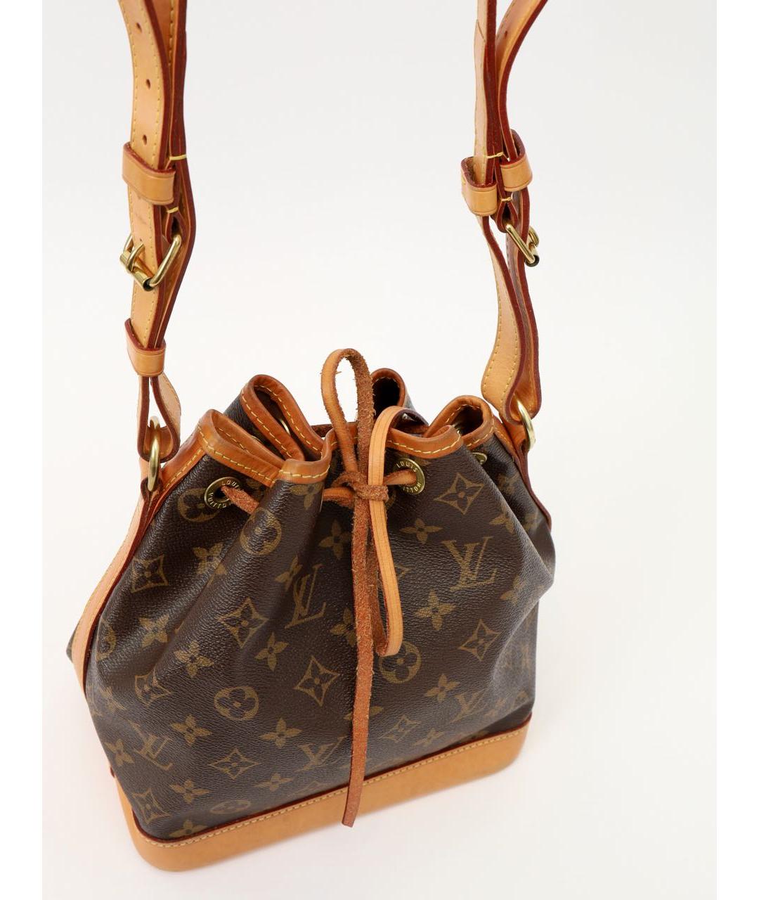 LOUIS VUITTON Коричневая кожаная сумка тоут, фото 4