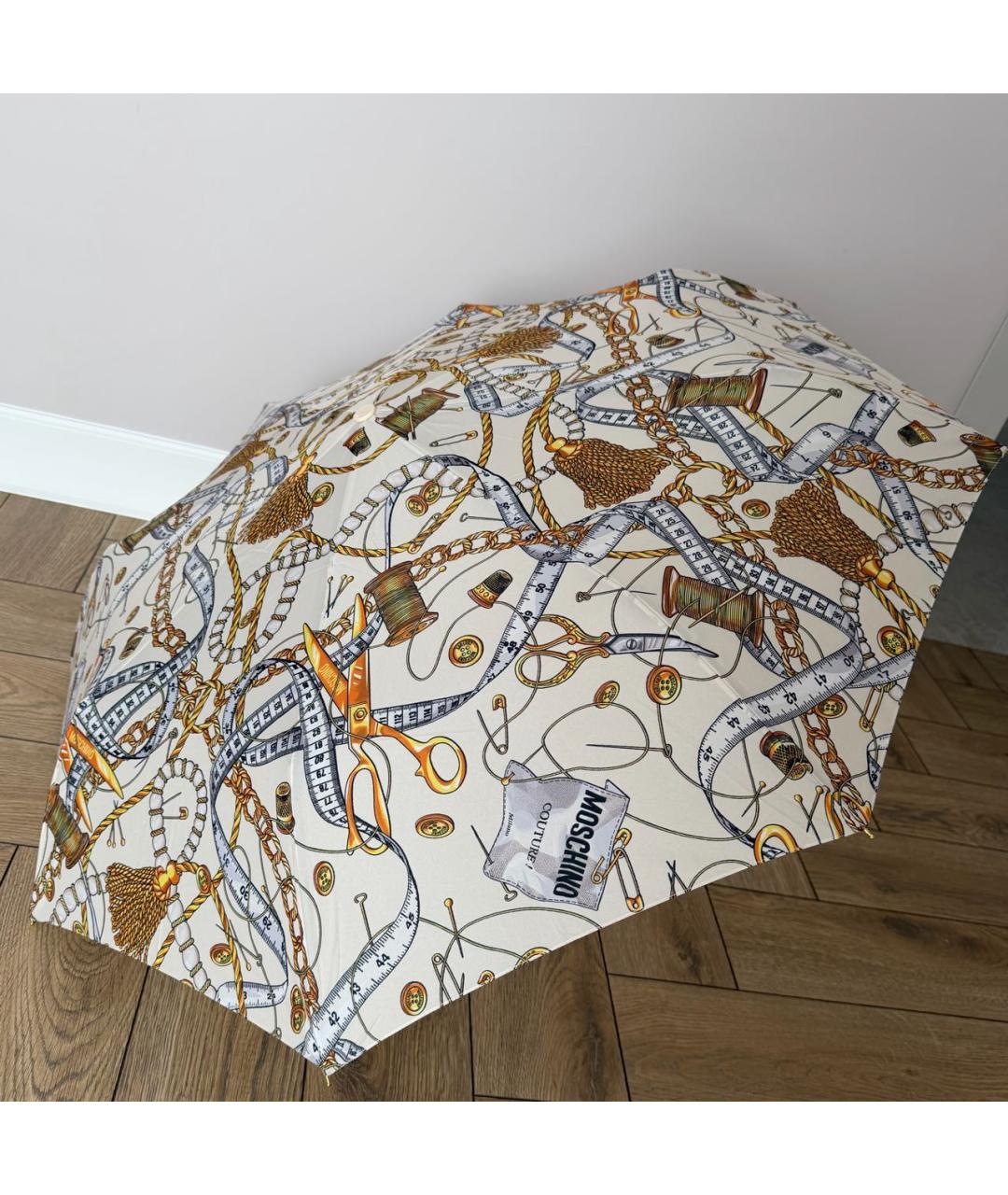 MOSCHINO Бежевый зонт, фото 7