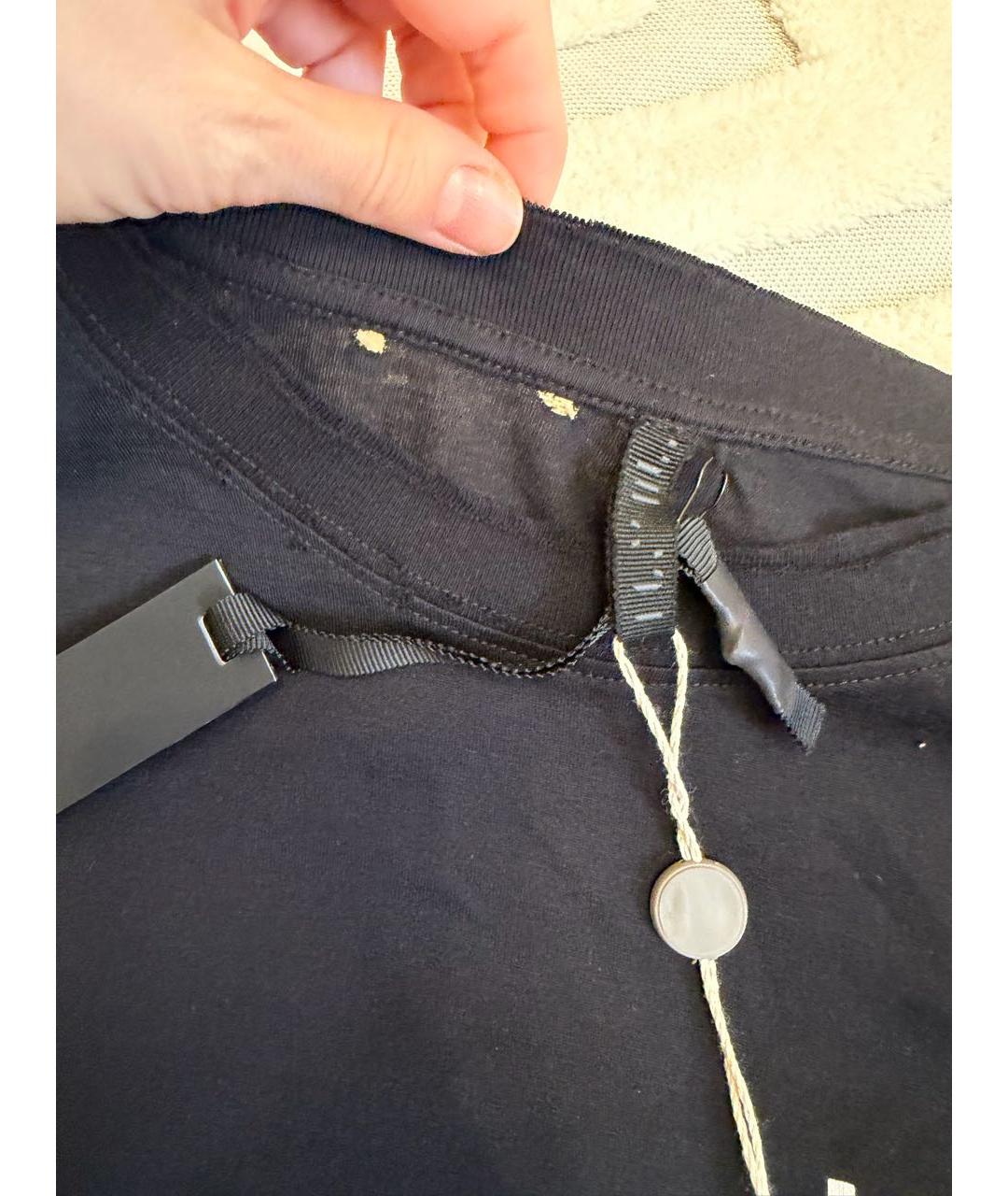 UNRAVEL PROJECT Черная хлопковая футболка, фото 6