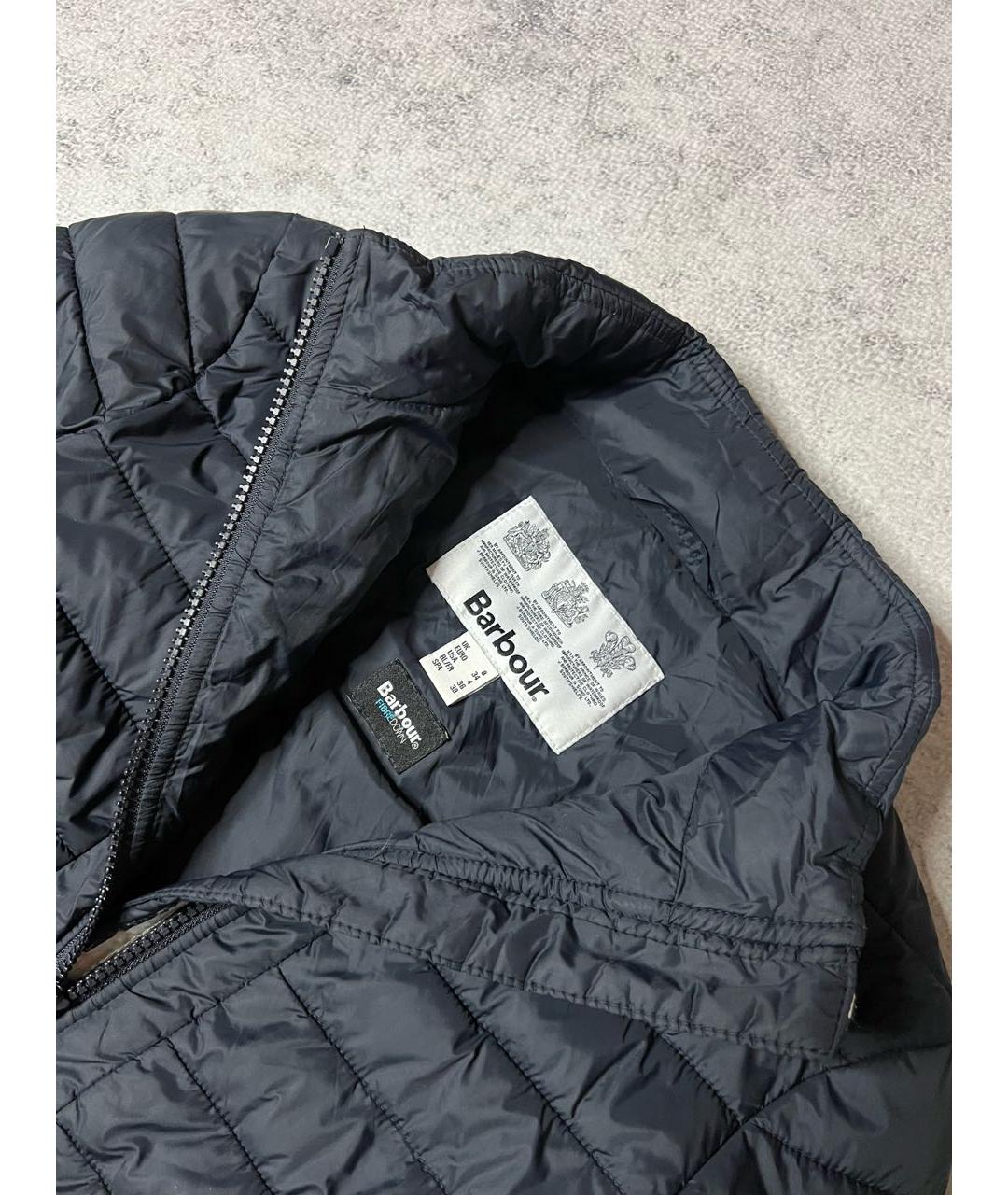 BARBOUR Темно-синяя полиэстеровая куртка, фото 5