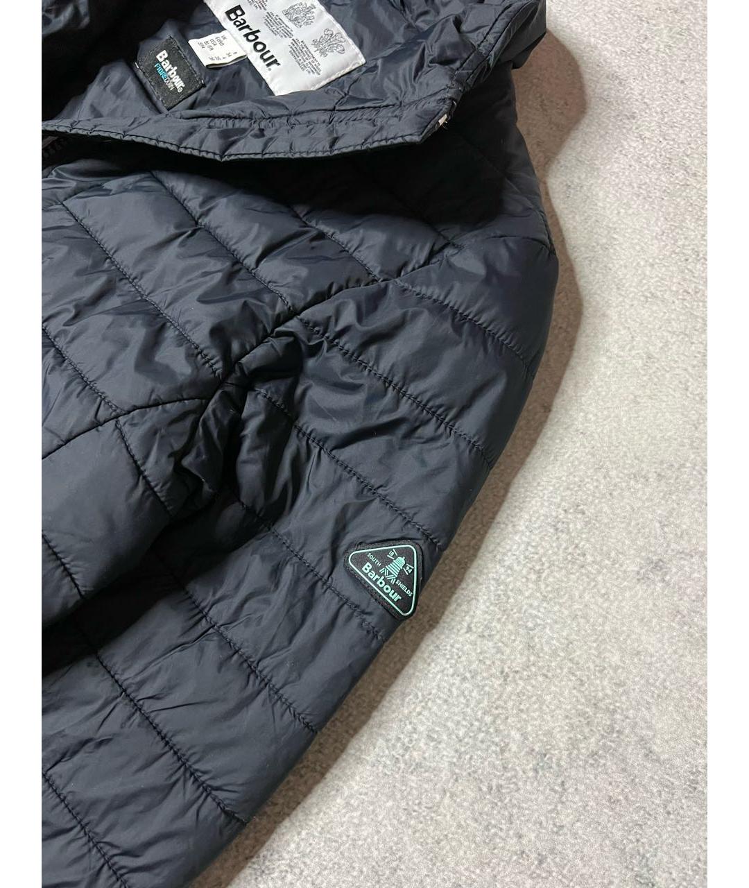 BARBOUR Темно-синяя полиэстеровая куртка, фото 6