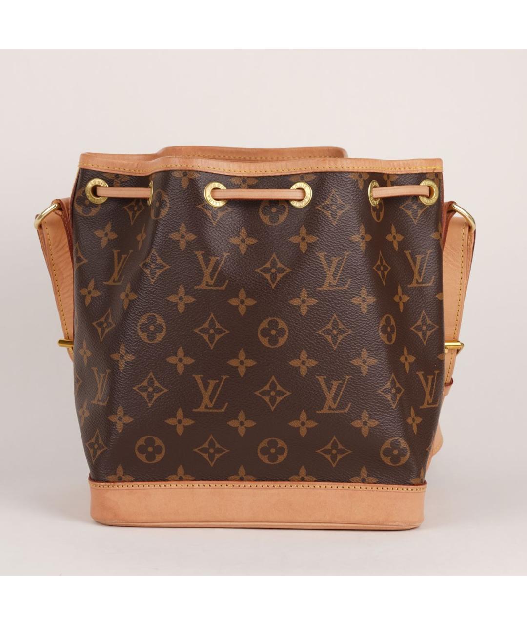 LOUIS VUITTON Коричневая кожаная сумка через плечо, фото 2