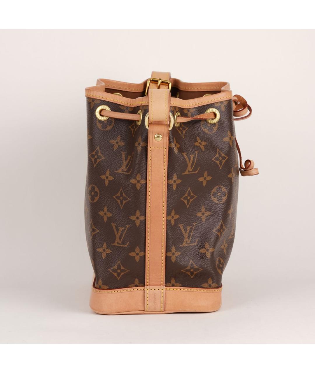 LOUIS VUITTON Коричневая кожаная сумка через плечо, фото 3