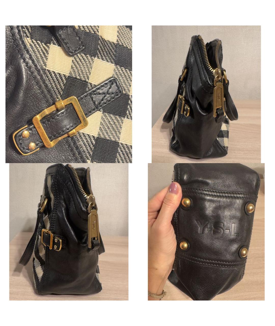 SAINT LAURENT Мульти кожаная сумка тоут, фото 7