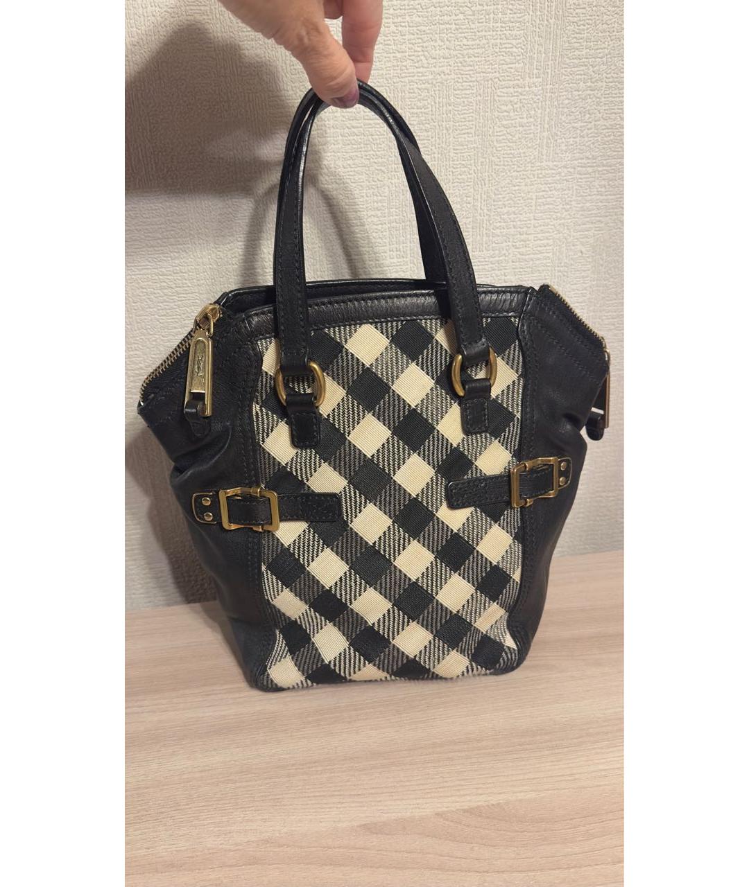 SAINT LAURENT Мульти кожаная сумка тоут, фото 2