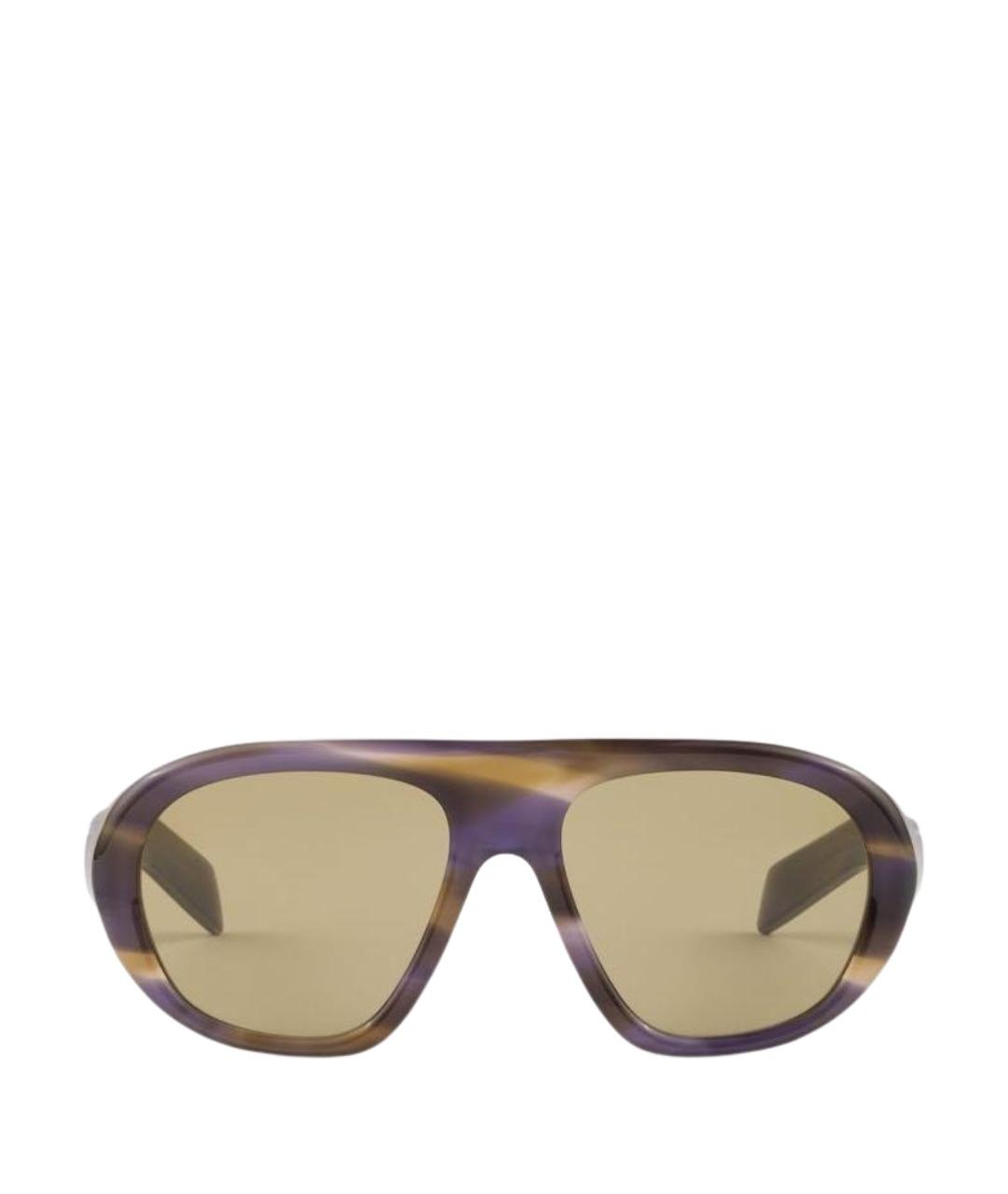 PRADA Фиолетовые пластиковые солнцезащитные очки, фото 1