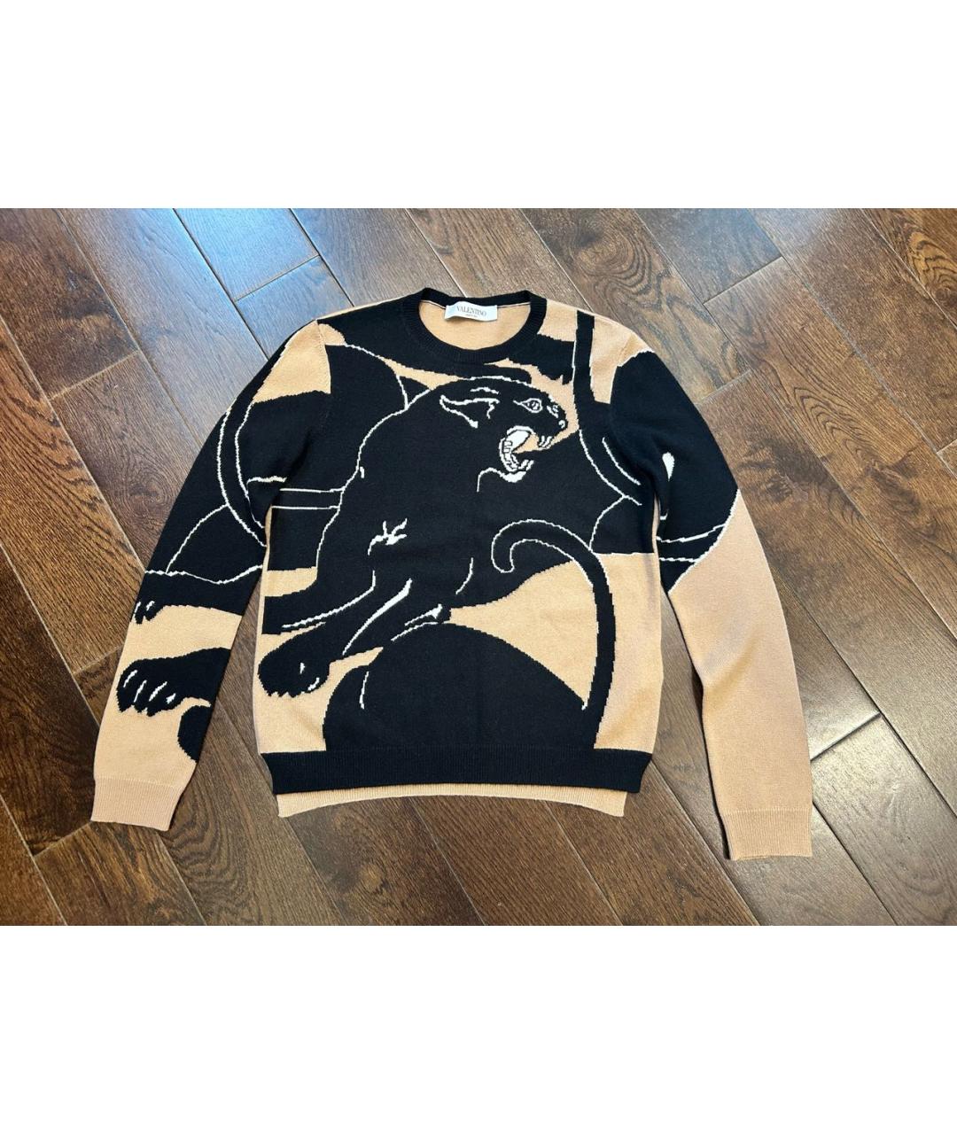 VALENTINO Коричневый кашемировый джемпер / свитер, фото 9