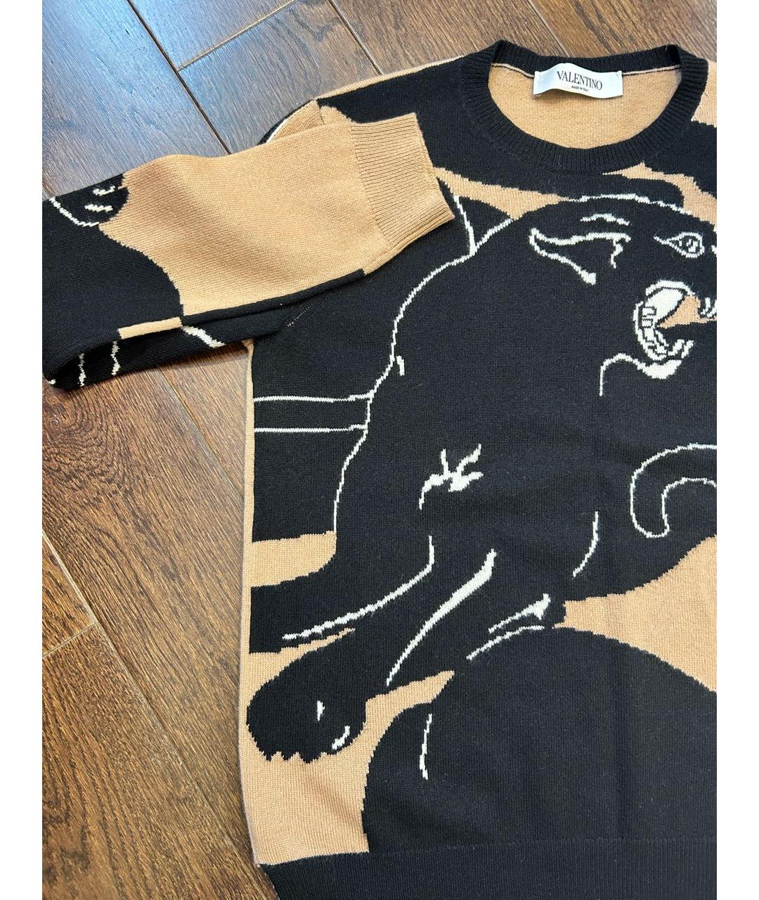 VALENTINO Коричневый кашемировый джемпер / свитер, фото 7