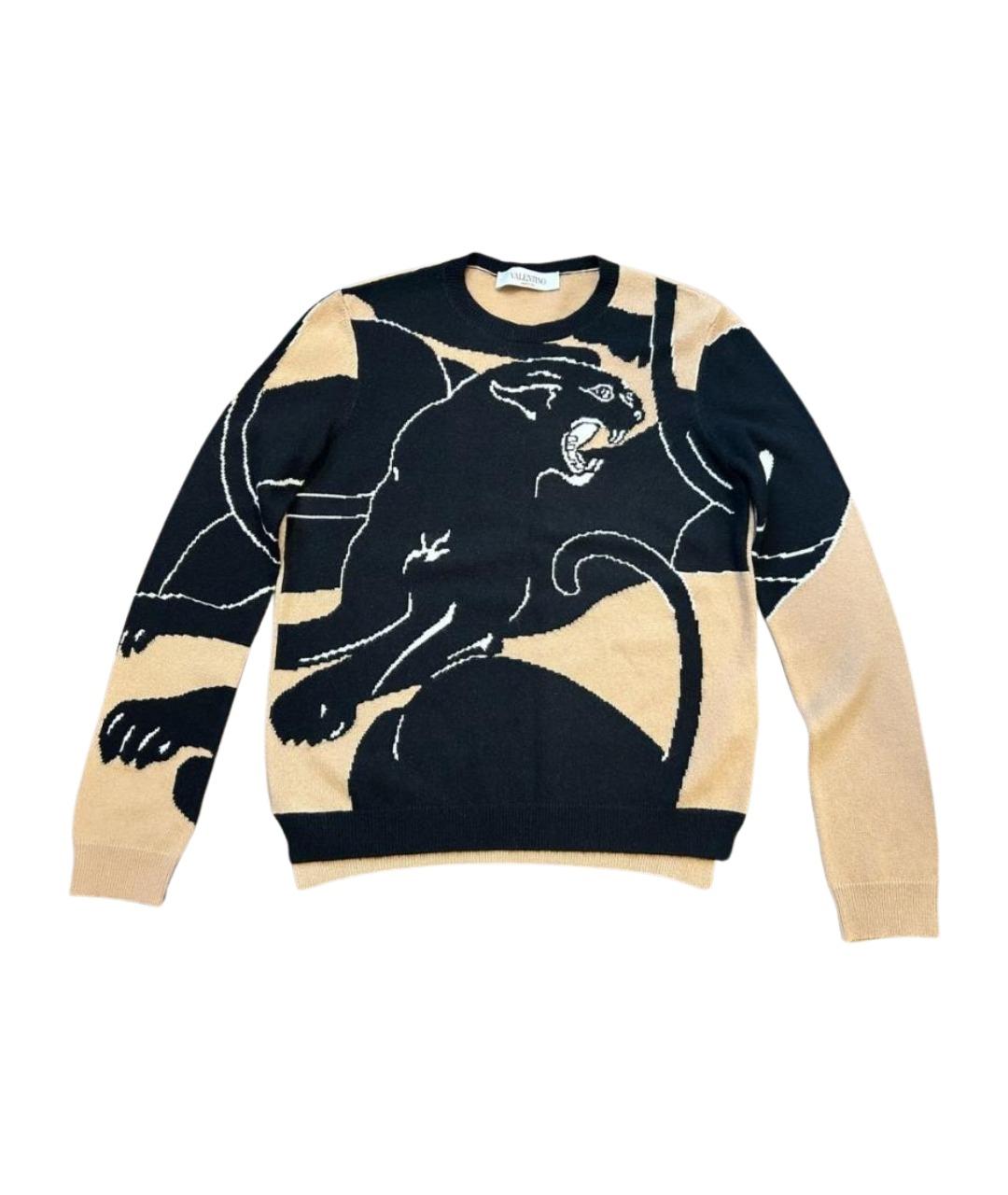 VALENTINO Коричневый кашемировый джемпер / свитер, фото 1