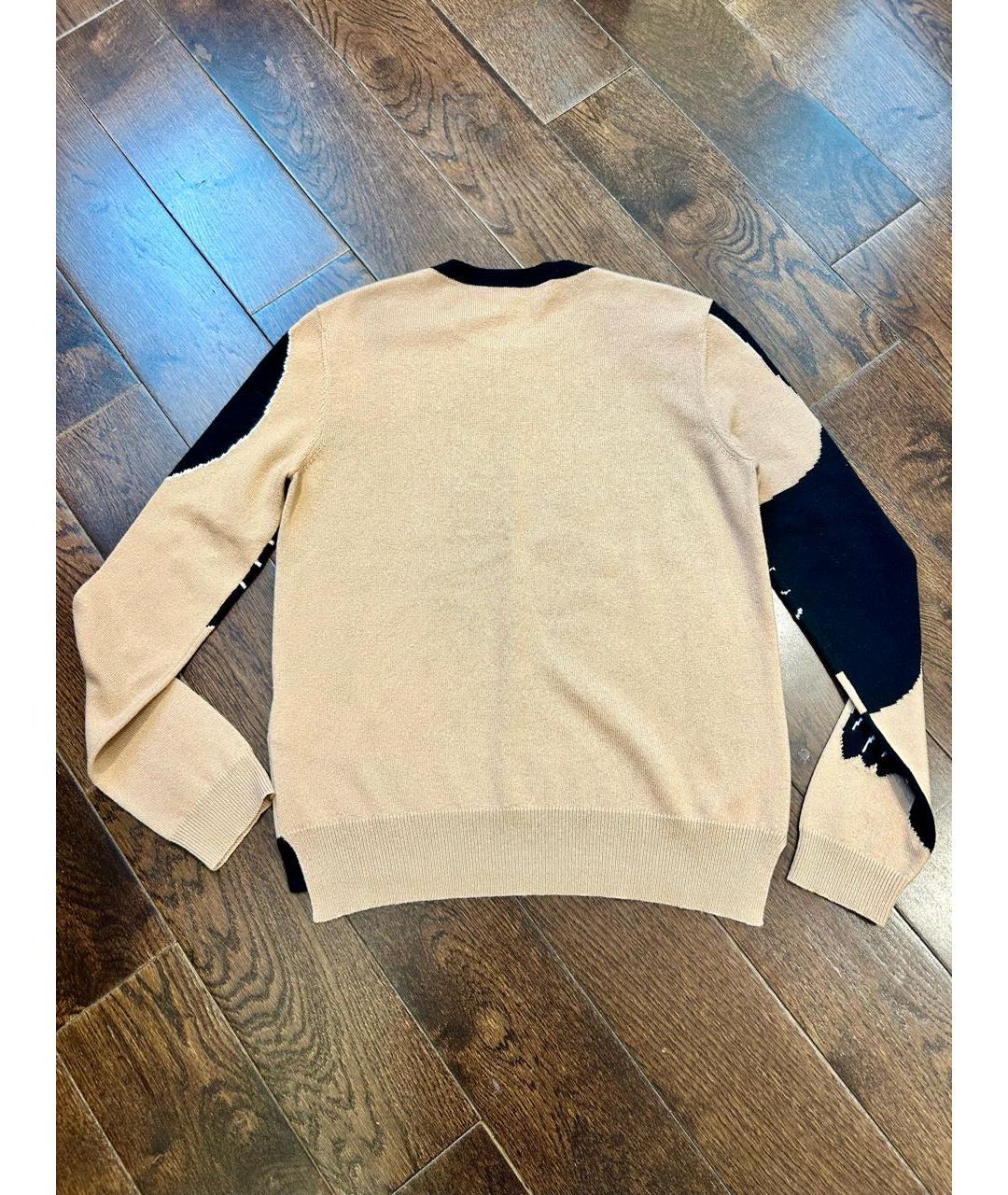 VALENTINO Коричневый кашемировый джемпер / свитер, фото 2