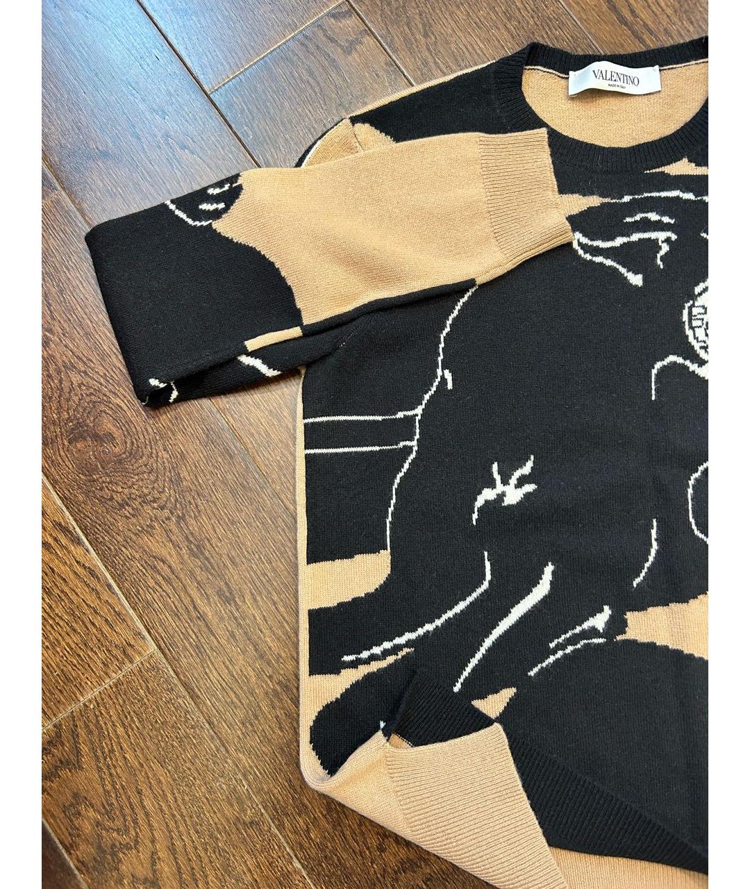 VALENTINO Коричневый кашемировый джемпер / свитер, фото 8