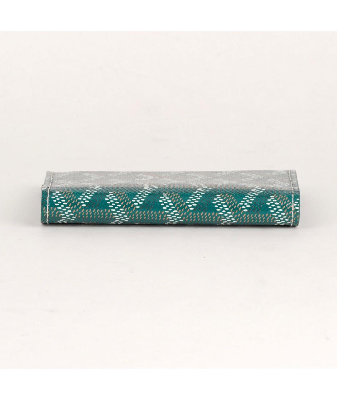 GOYARD Зеленый кожаный кардхолдер, фото 7