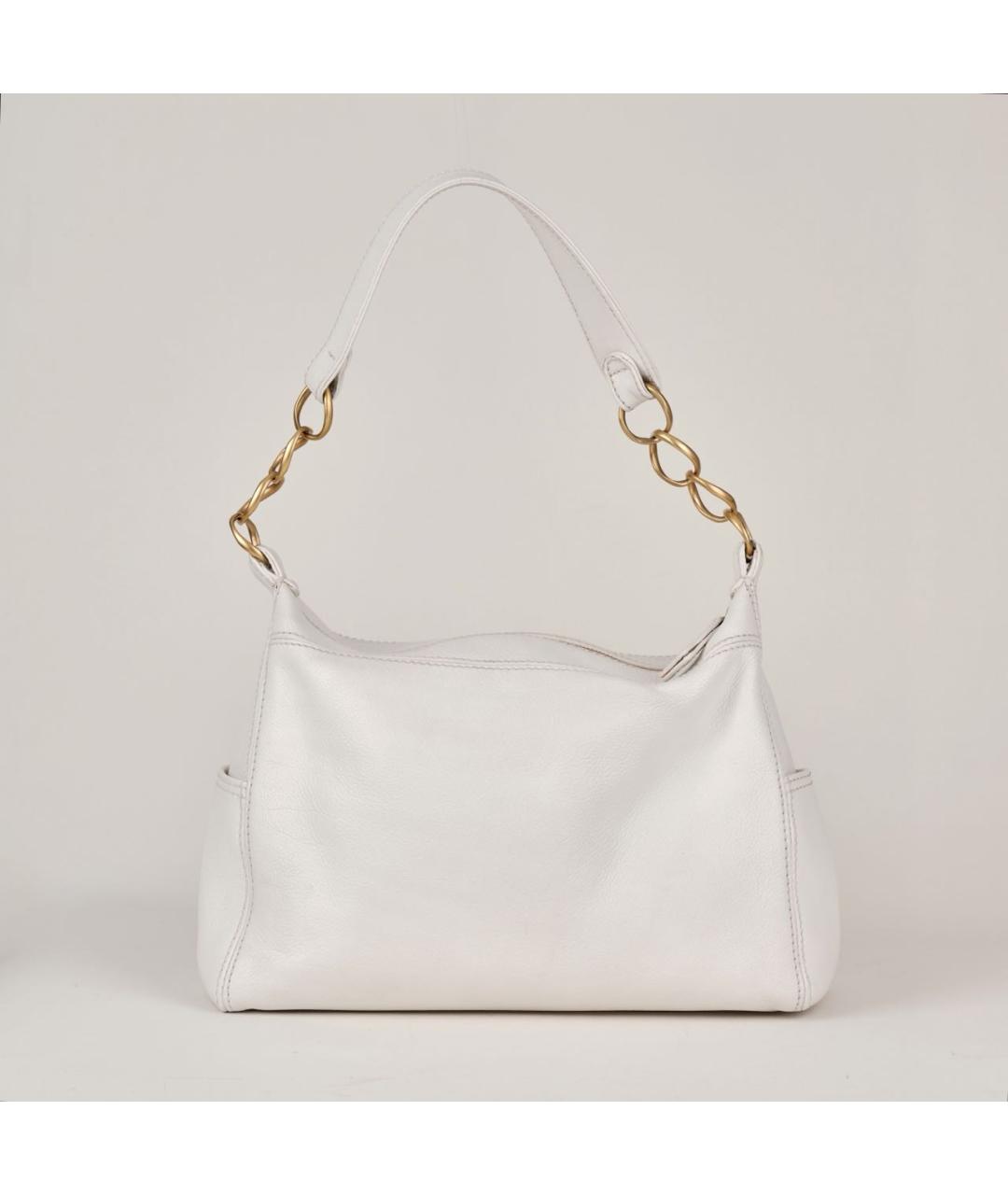 CHANEL Белая кожаная сумка тоут, фото 2