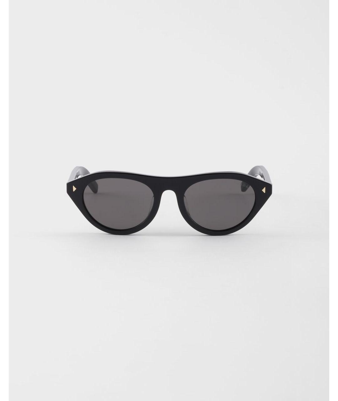 PRADA Черные пластиковые солнцезащитные очки, фото 7