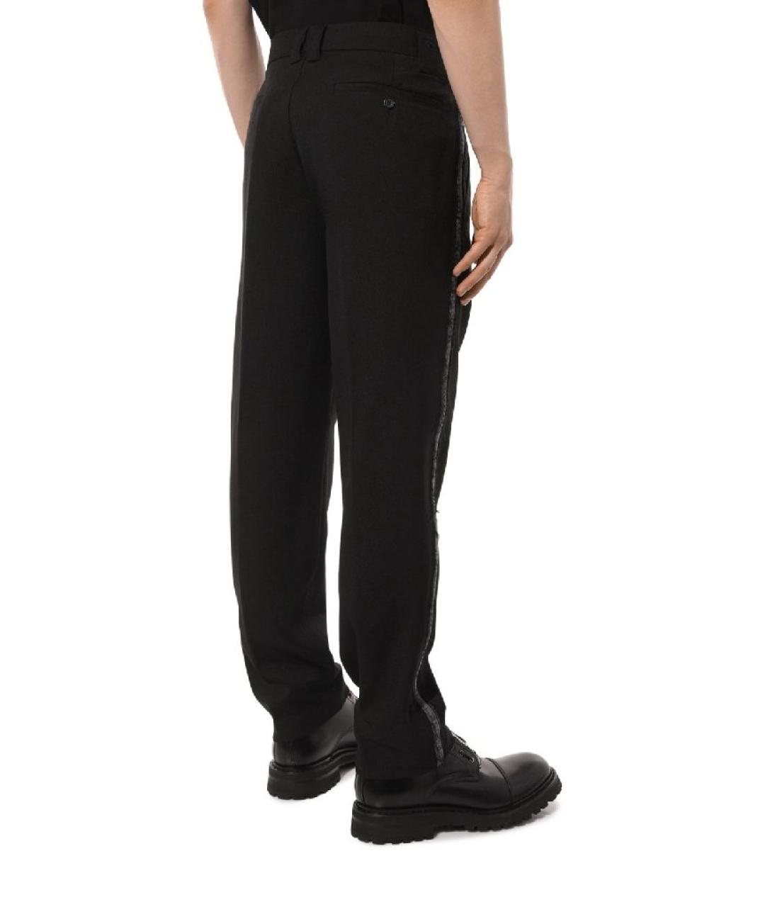DIESEL Черные полиэстеровые повседневные брюки, фото 8