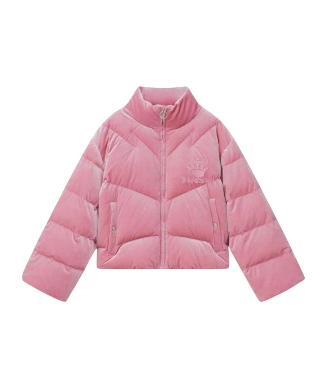 JUICY COUTURE Розовая полиэстеровая куртка, фото 1