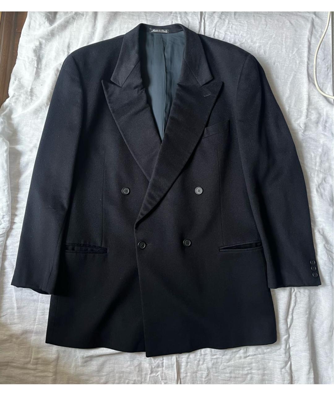 GIORGIO ARMANI Темно-синий кашемировый пиджак, фото 7