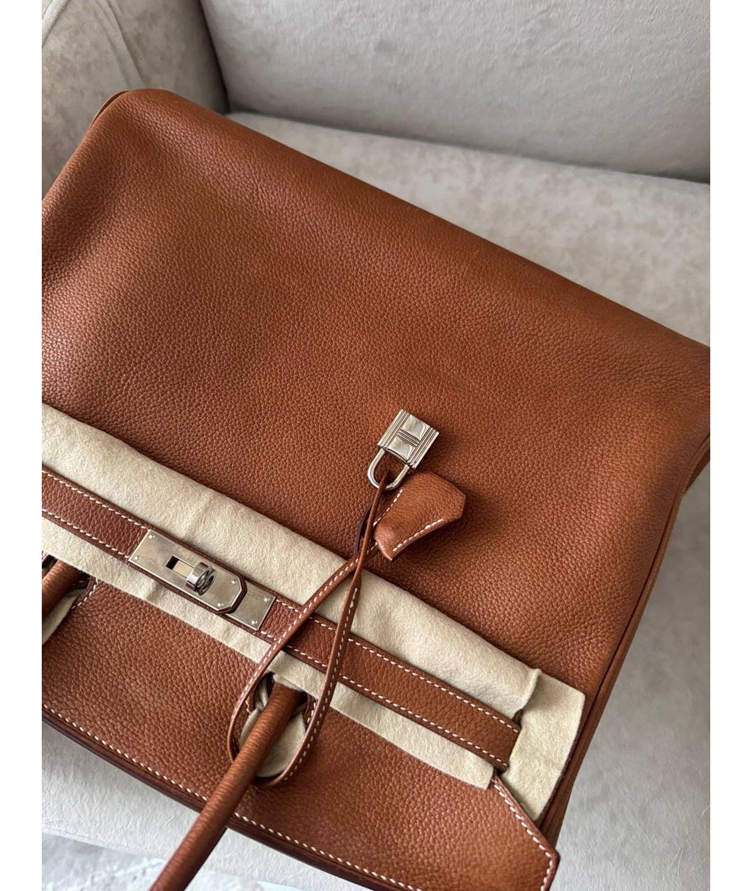 HERMES Кожаная сумка с короткими ручками, фото 2