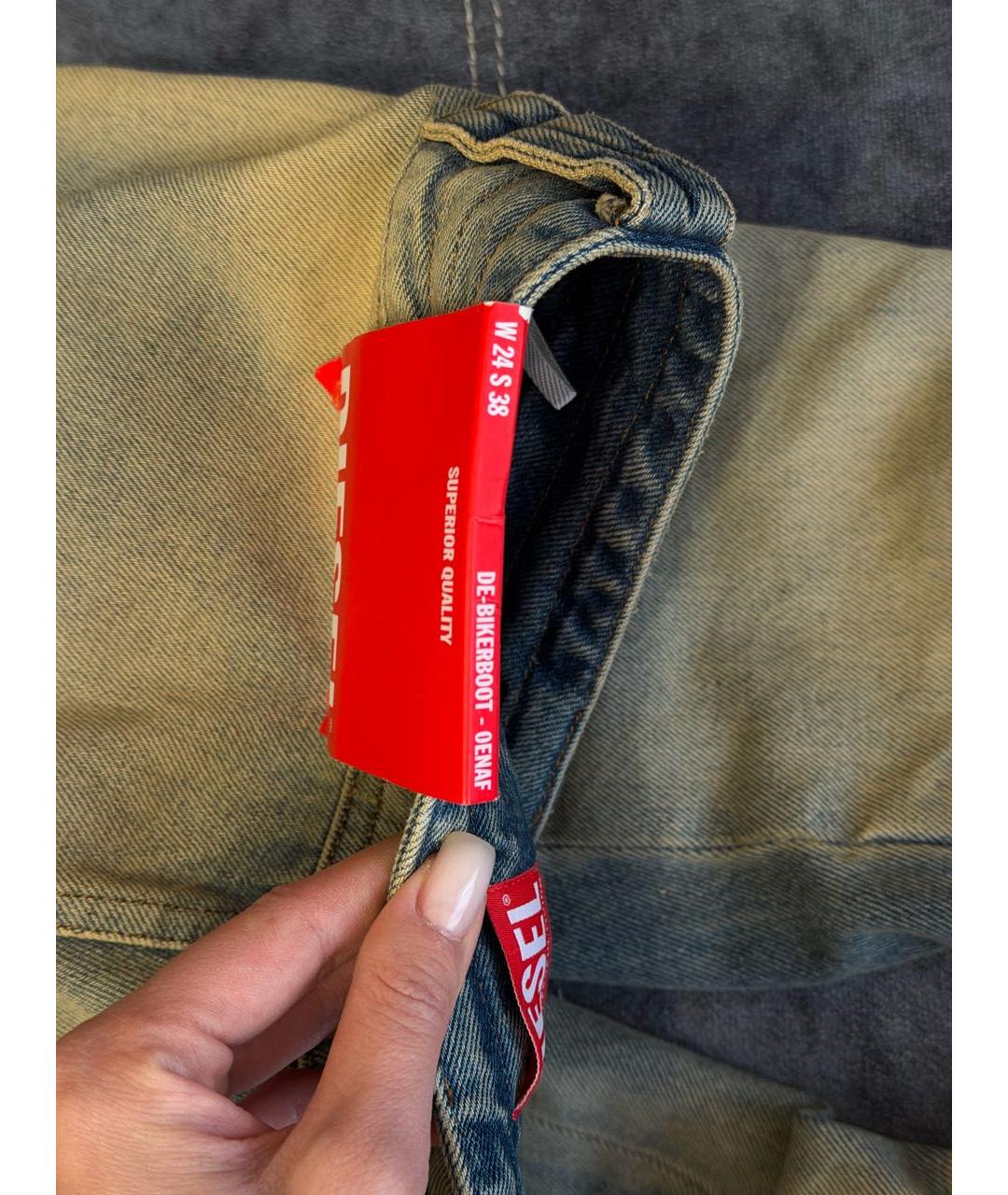 DIESEL Голубые ботфорты, фото 5