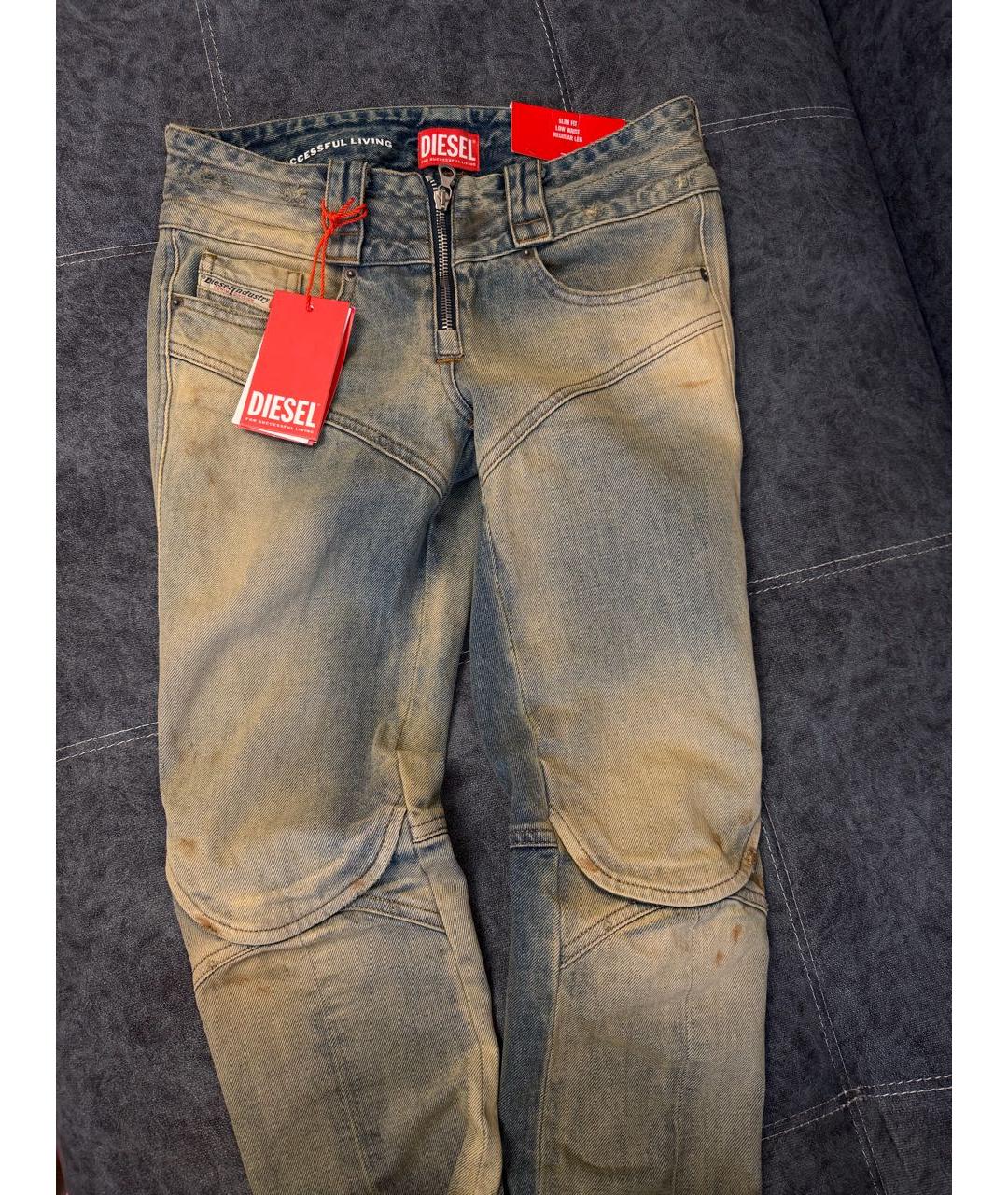 DIESEL Голубые ботфорты, фото 3