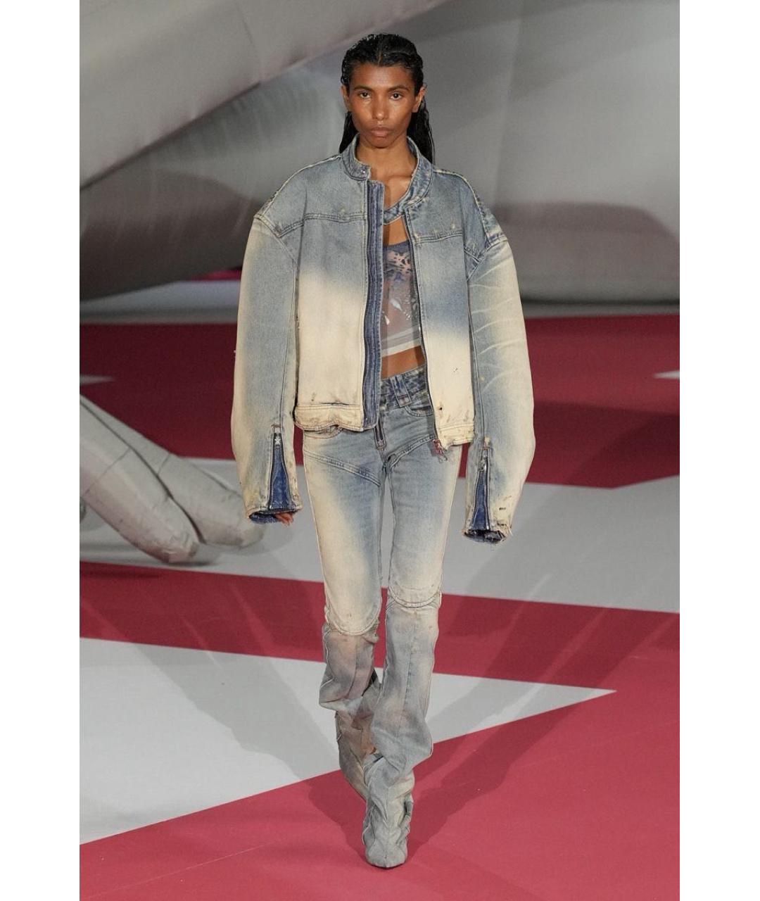 DIESEL Голубые ботфорты, фото 8