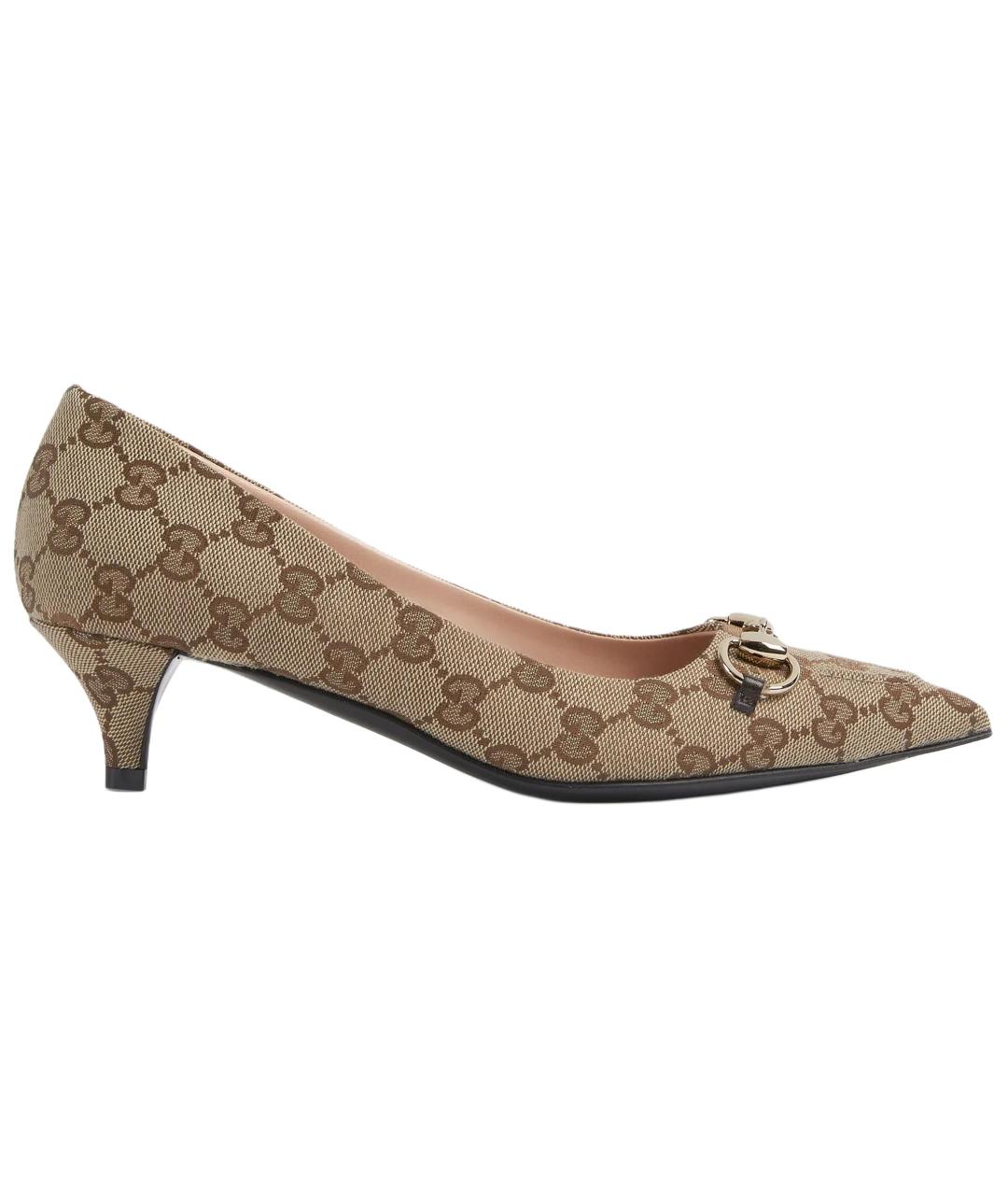 GUCCI Бежевые туфли, фото 1