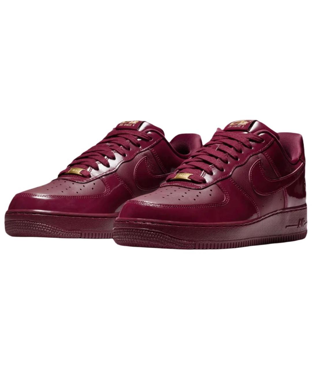 NIKE Красные кожаные кроссовки, фото 3