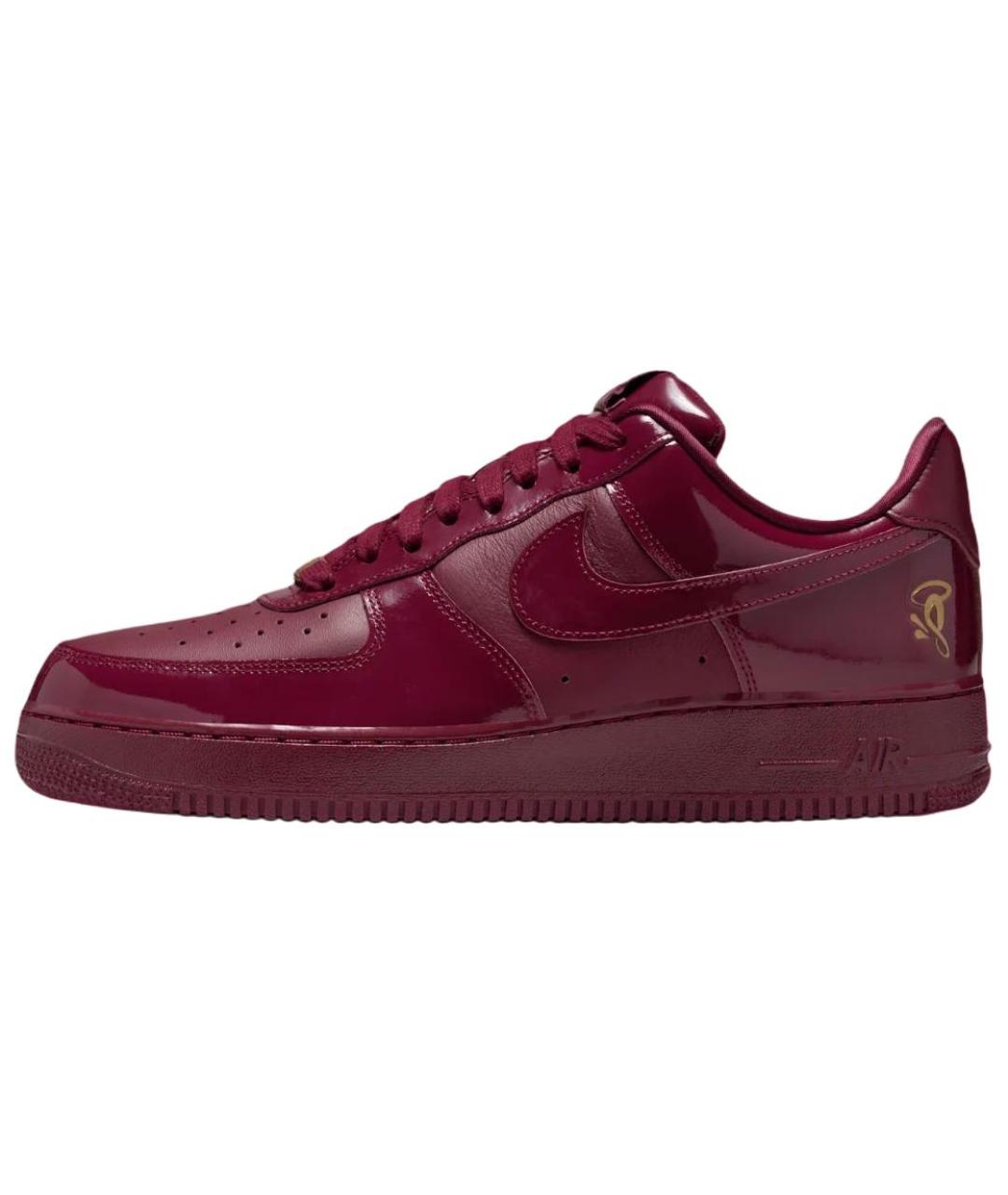 NIKE Красные кожаные кроссовки, фото 4