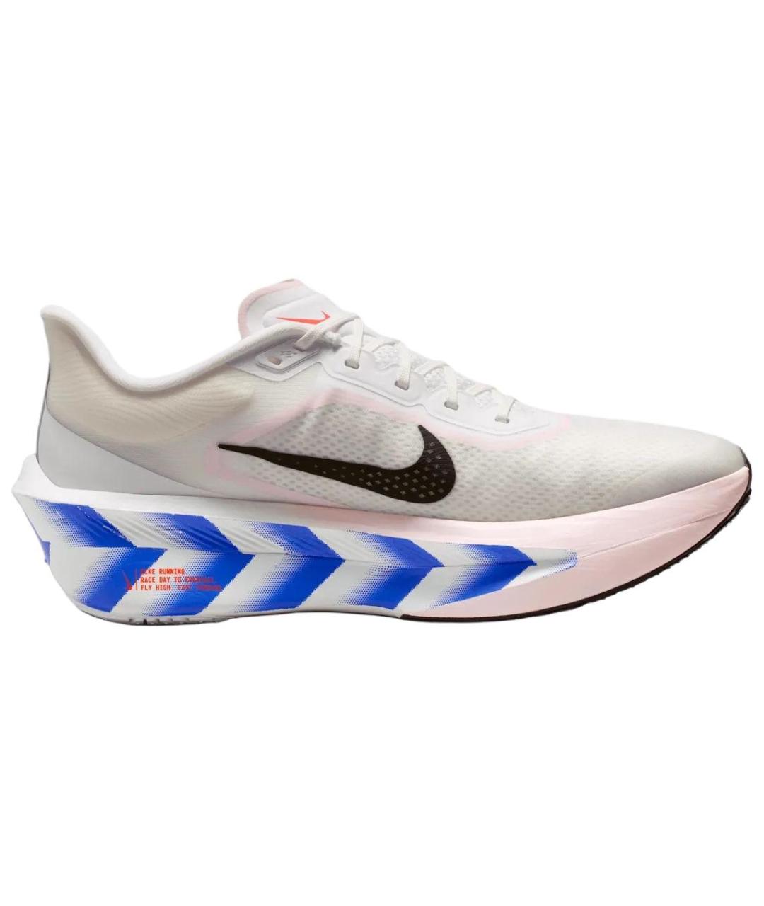 NIKE Белые текстильные низкие кроссовки / кеды, фото 2