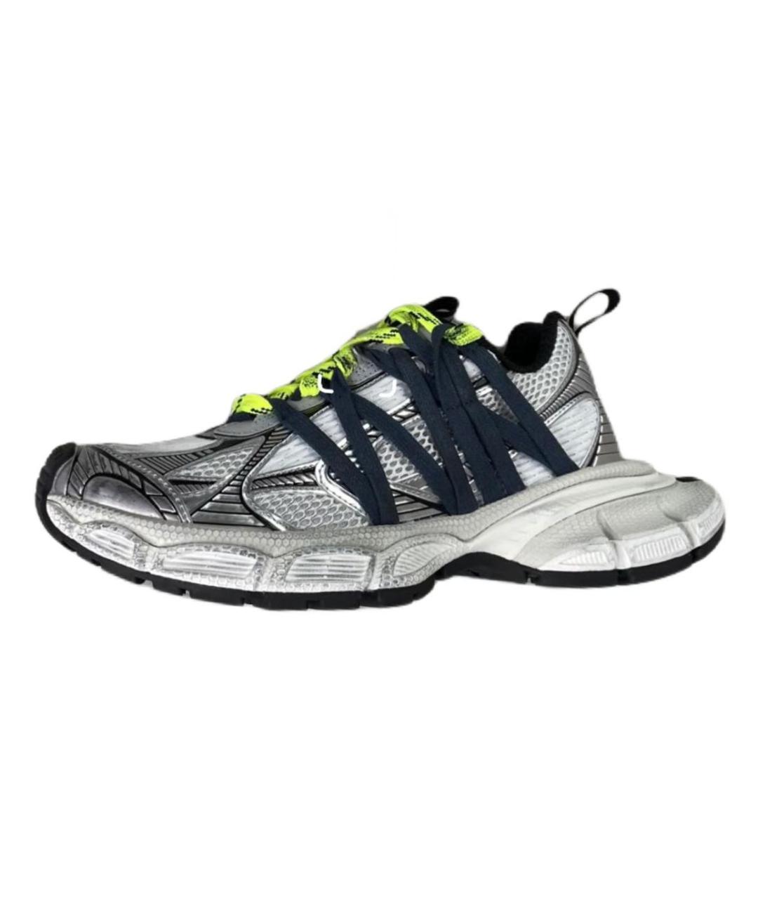 BALENCIAGA Серые низкие кроссовки / кеды, фото 2