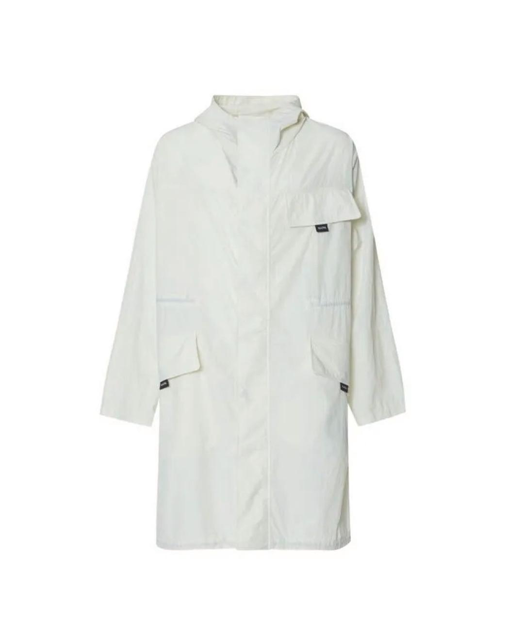 NAPAPIJRI Белый полиамидовый тренч / плащ, фото 5