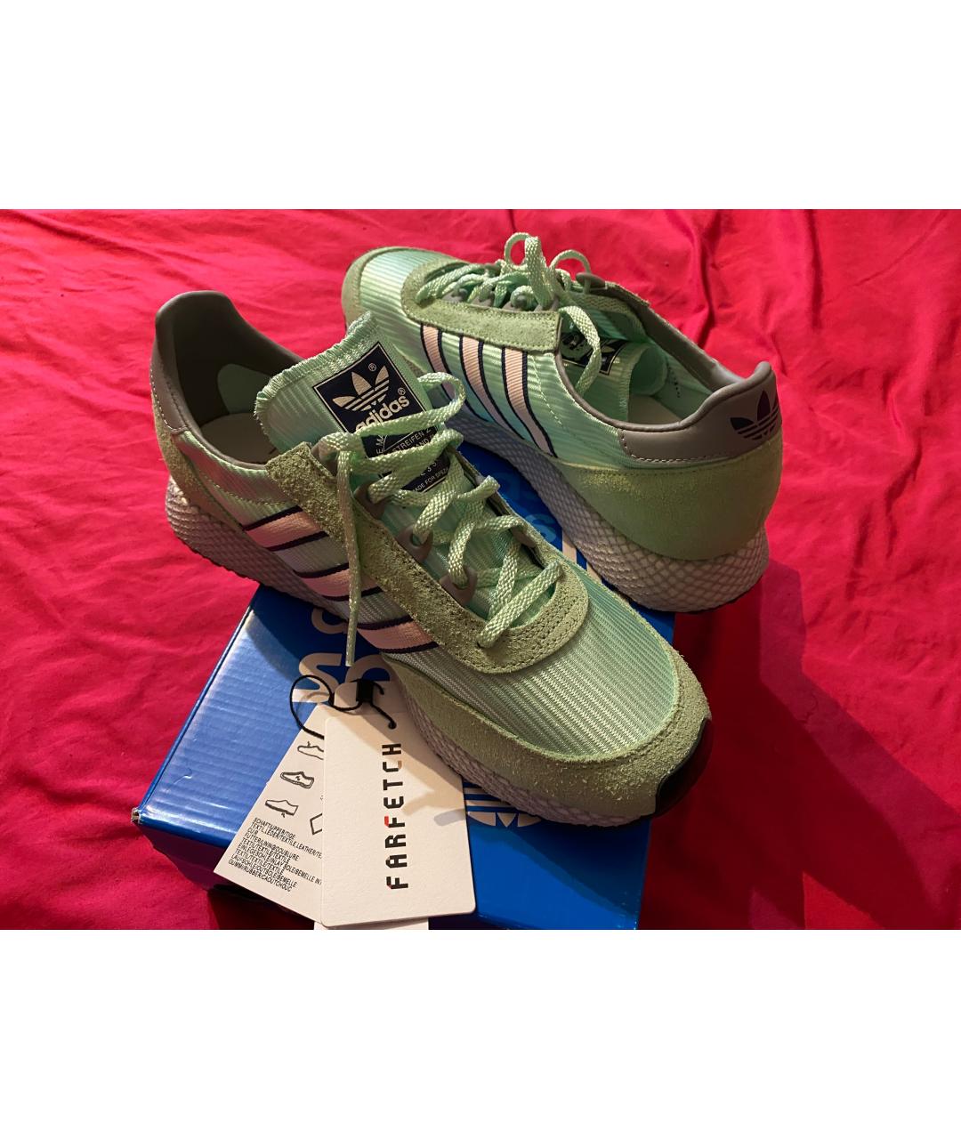 ADIDAS Салатовые низкие кроссовки / кеды, фото 2