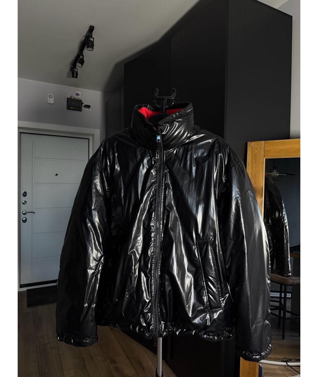 DIESEL Черная полиэстеровая куртка, фото 6