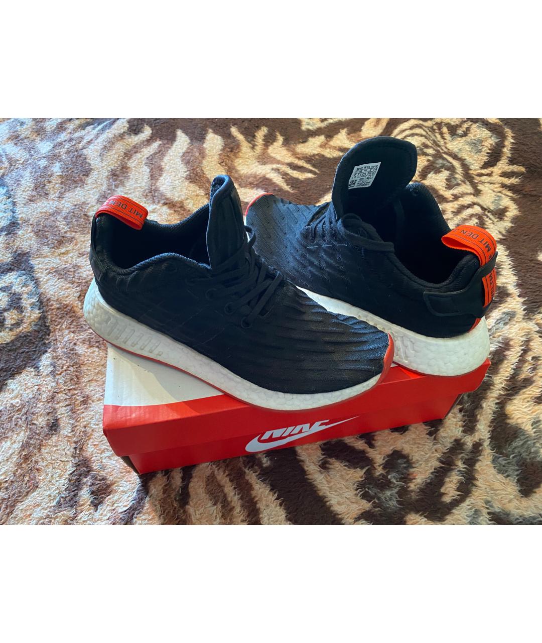 ADIDAS Черные текстильные низкие кроссовки / кеды, фото 6