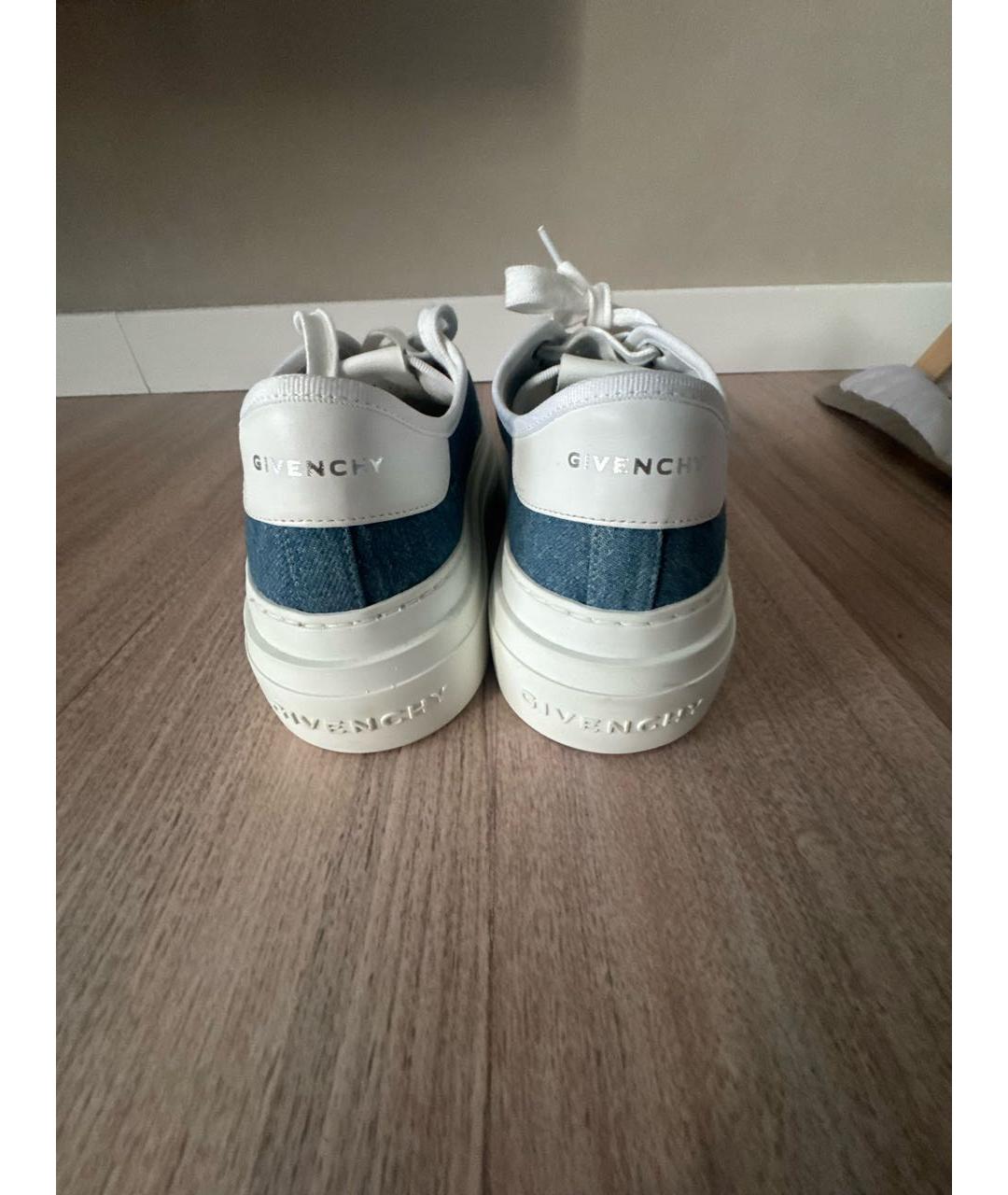 GIVENCHY Синие текстильные кеды, фото 4