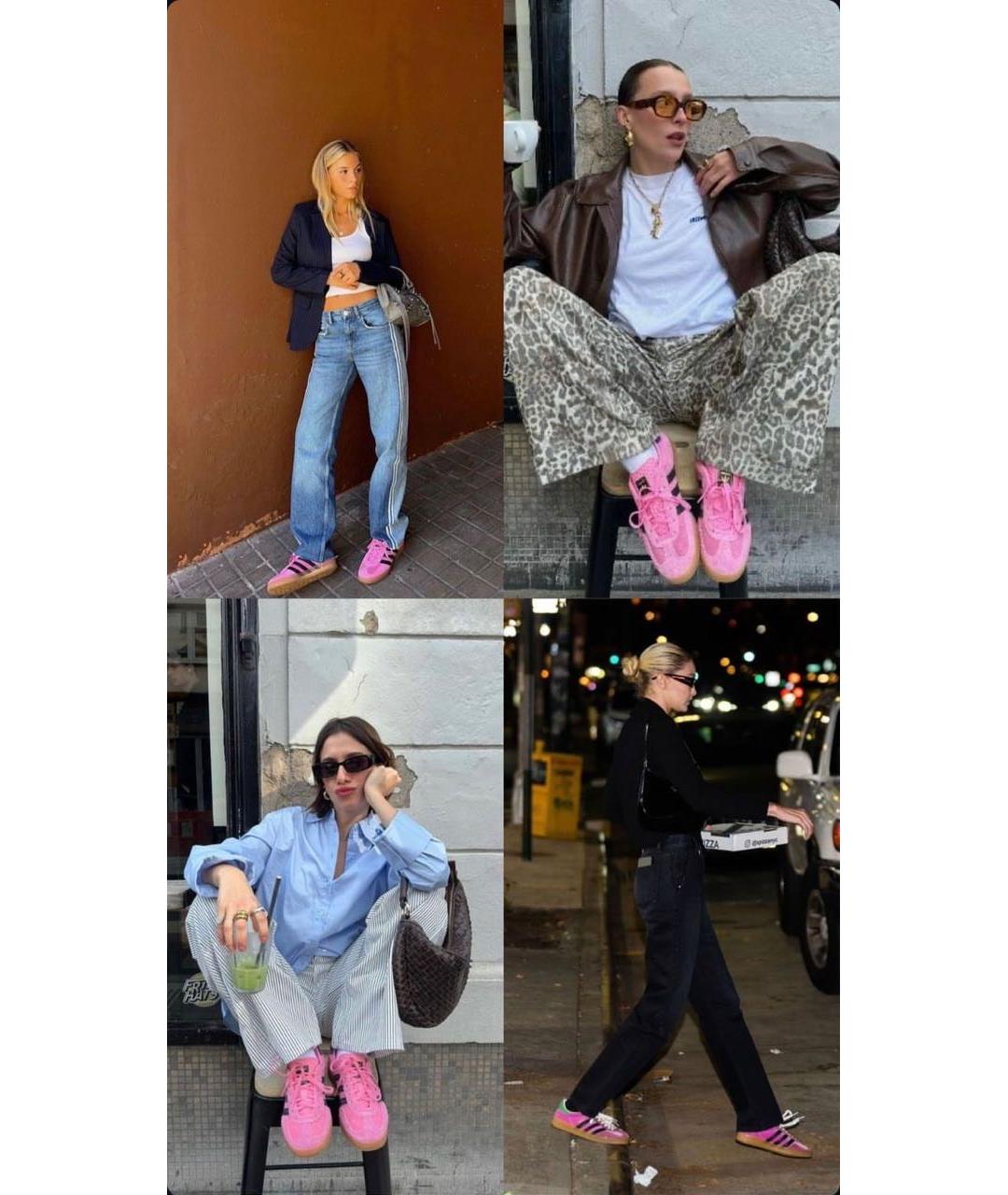 ADIDAS Розовые замшевые кеды, фото 4