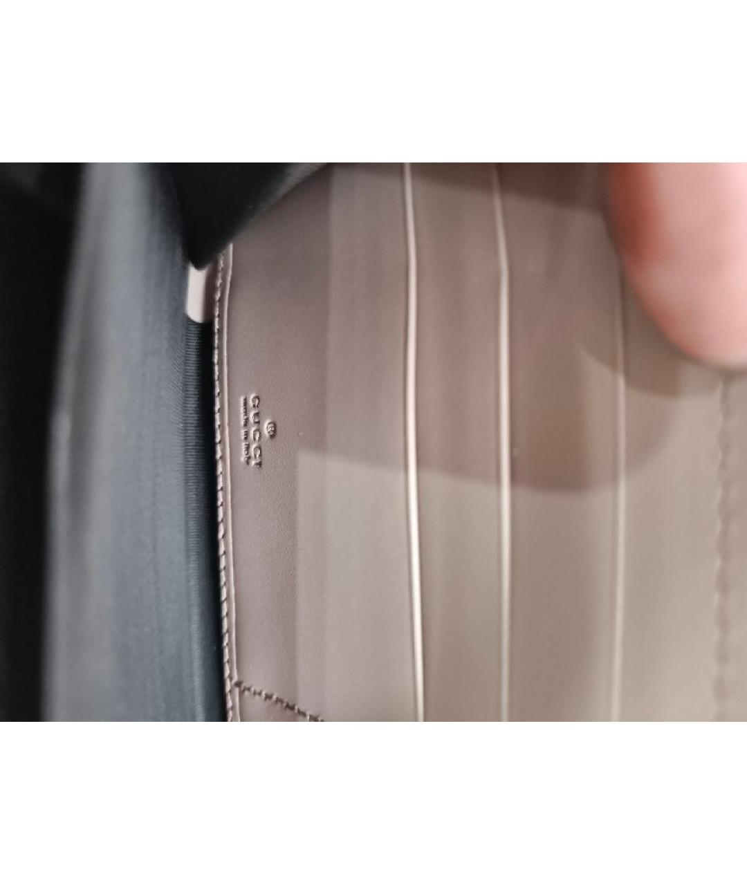 GUCCI Розовый кожаный кошелек, фото 6