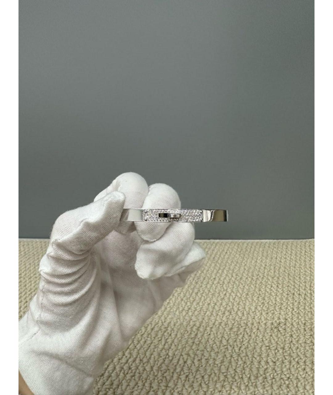 HERMES Серебрянный браслет из белого золота, фото 3