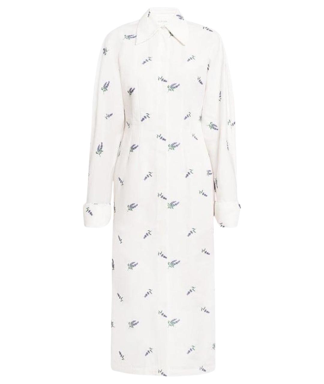 SPORTMAX Белое повседневное платье, фото 1