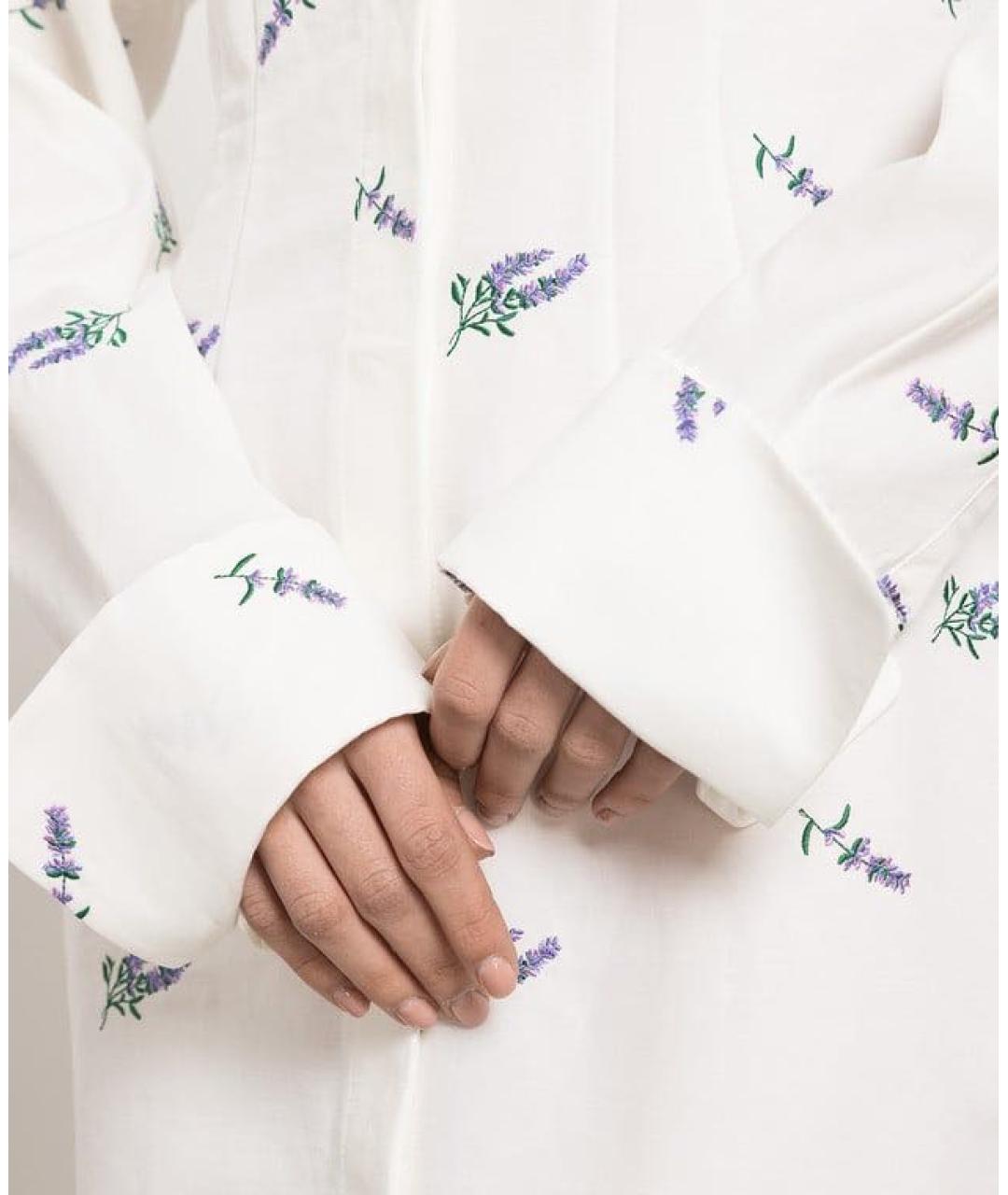 SPORTMAX Белое повседневное платье, фото 5