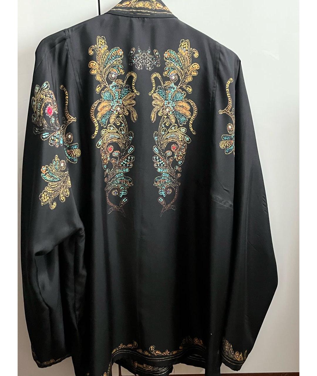 ETRO Черная шелковая блузы, фото 2