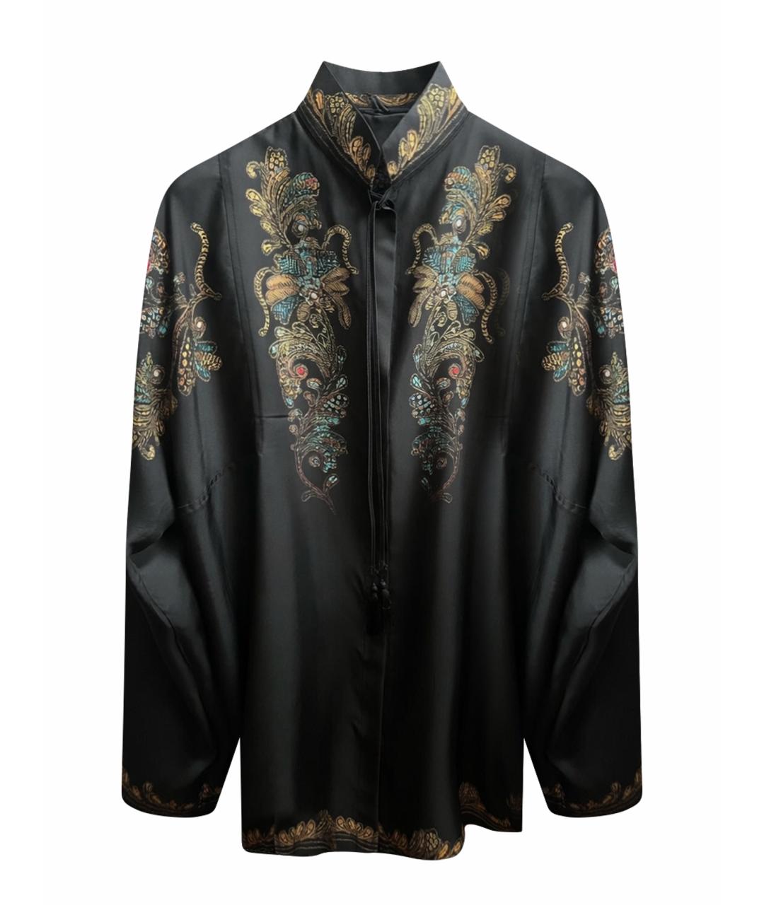 ETRO Черная шелковая блузы, фото 1