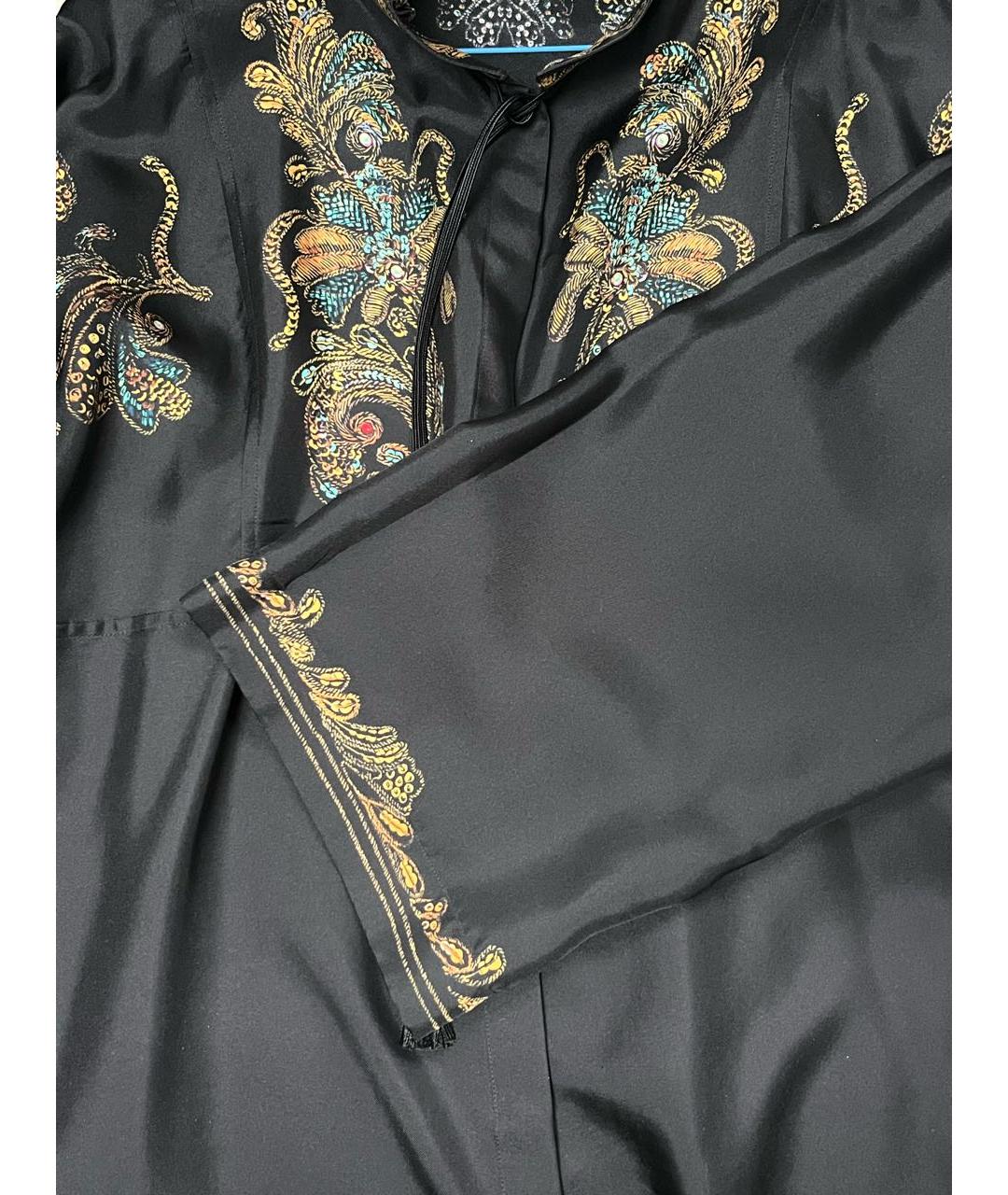 ETRO Черная шелковая блузы, фото 6