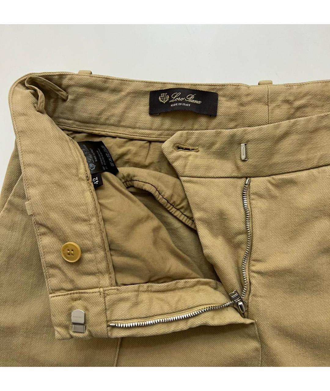 LORO PIANA Хлопковые прямые брюки, фото 8