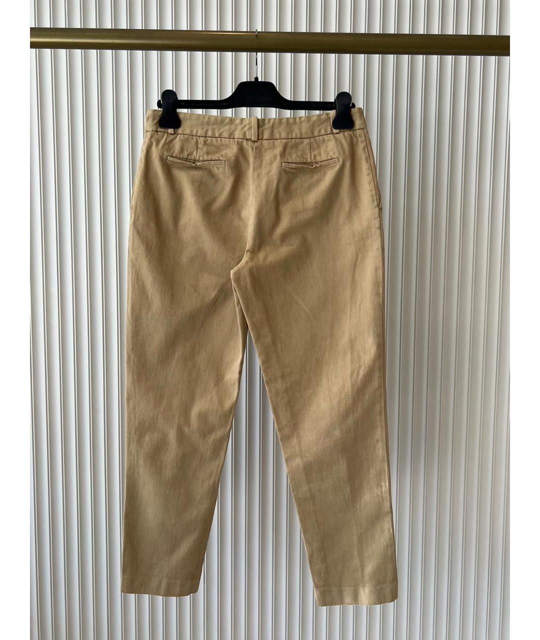 LORO PIANA Хлопковые прямые брюки, фото 2