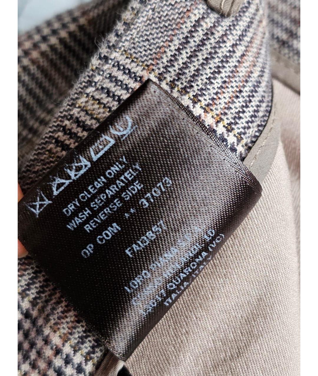 LORO PIANA Хлопковые прямые брюки, фото 5