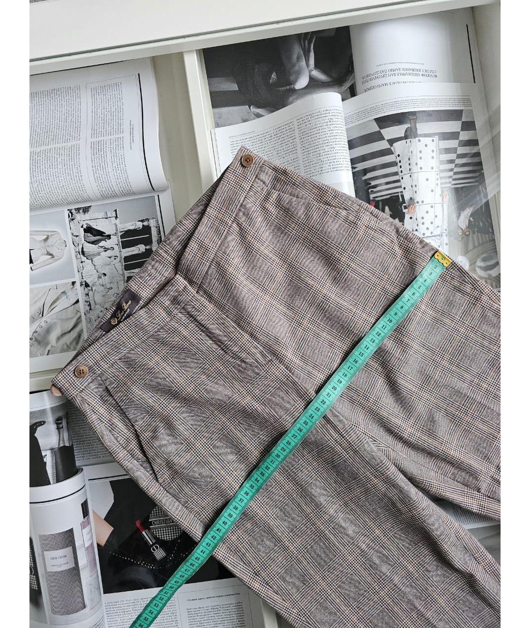 LORO PIANA Хлопковые прямые брюки, фото 6